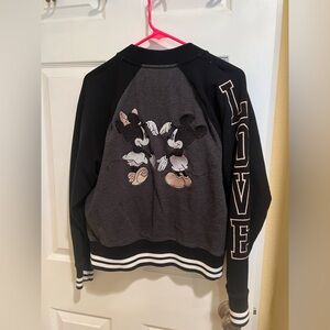 Gap x Disney Minnie Mickey embroidered bomber jacket